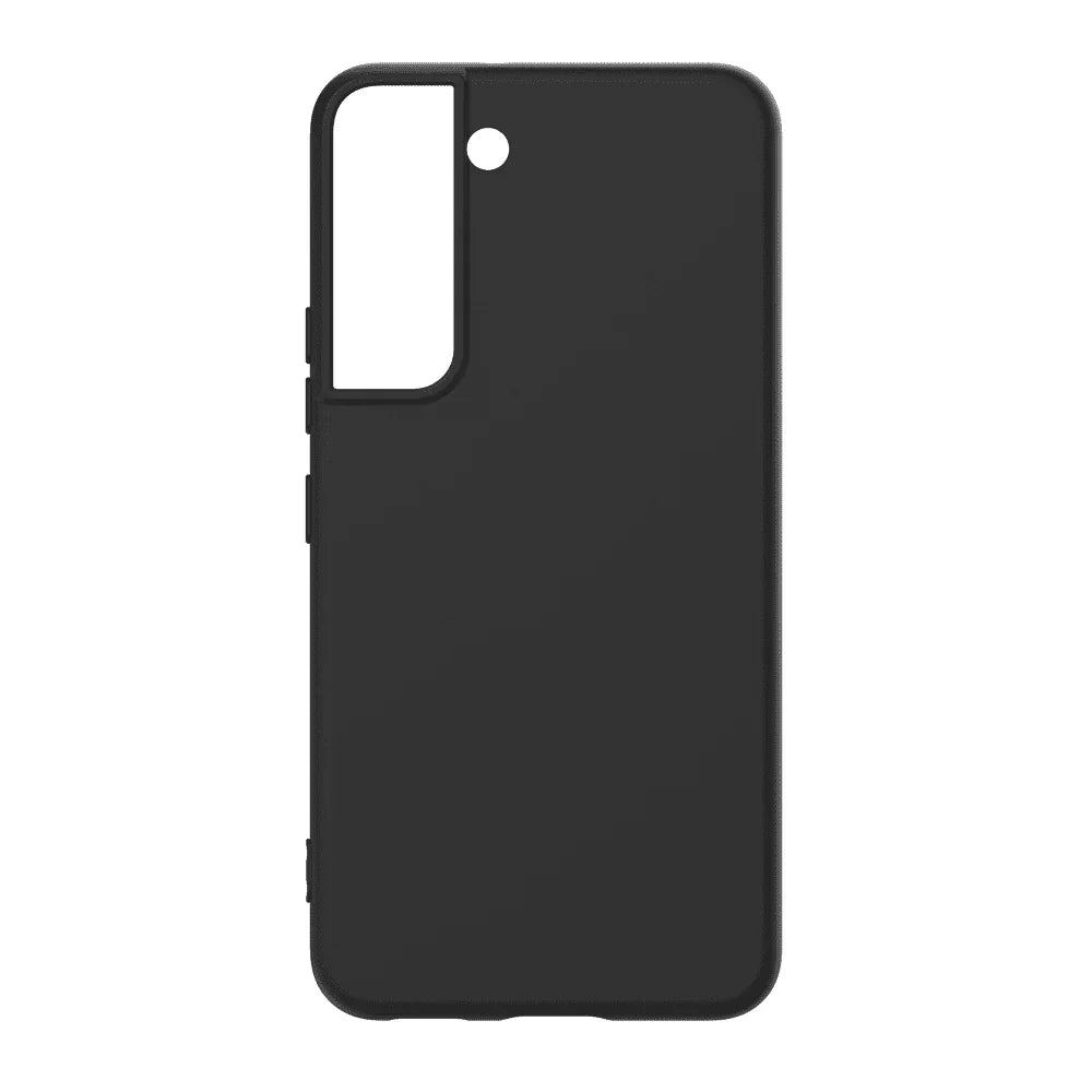 Coque noire premium silicone Samsung S22+