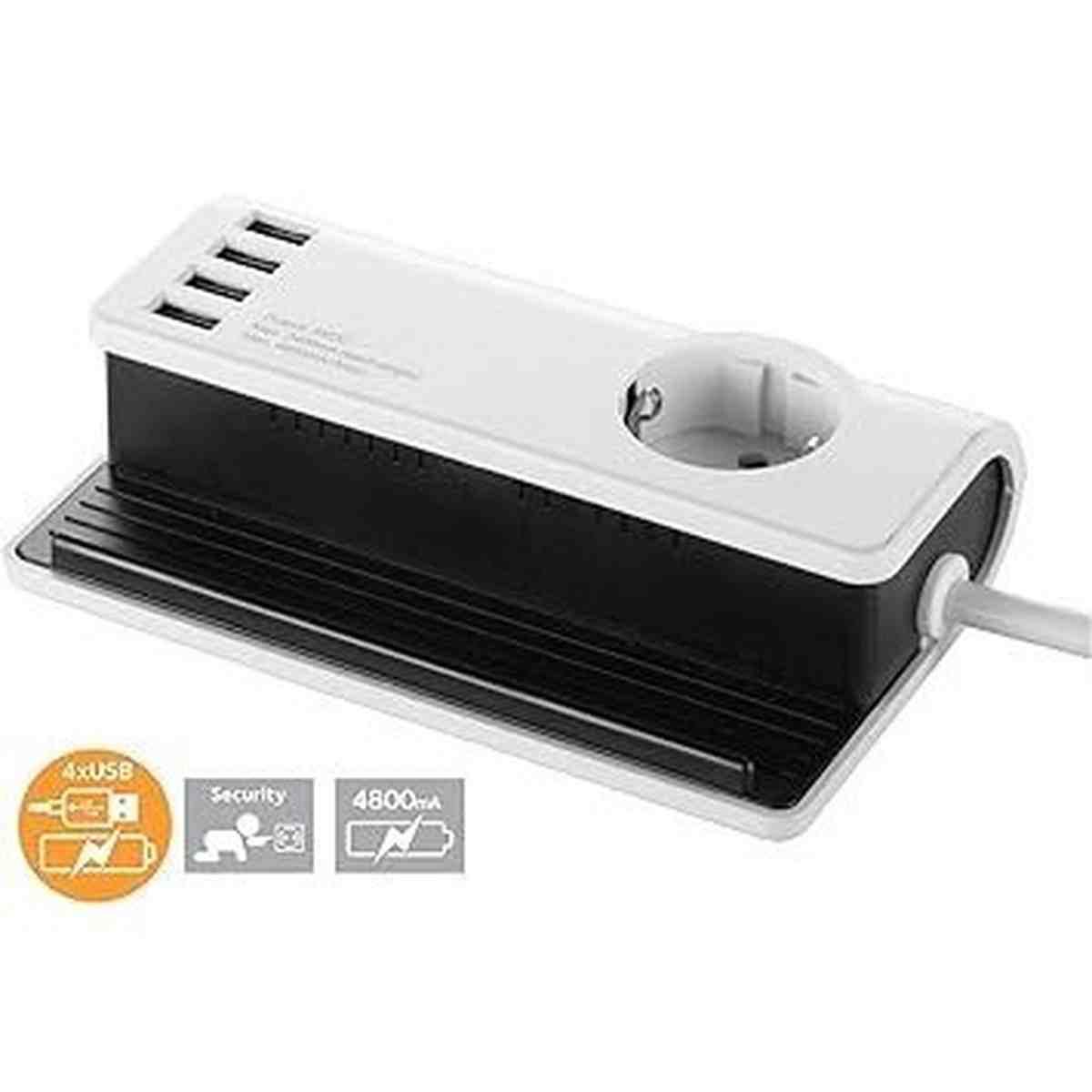 Station de bureau pour smartphone avec 4 prises USB