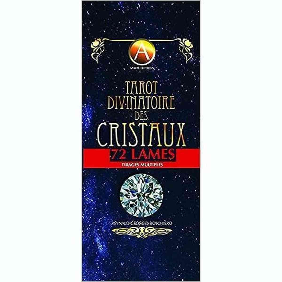 Tarot divinatoire des cristaux 72 lames - Coffret