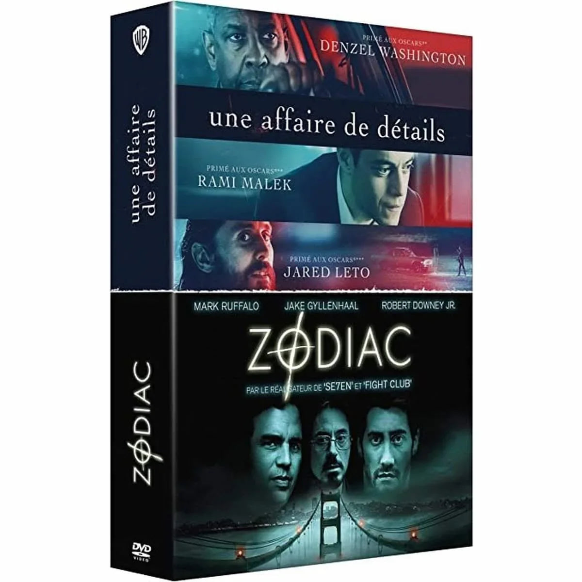 Coffret DVD Une Affaire de Détails et Zodiac - Thriller et enquête criminelle avec Richard Gere, Edward Norton, Jake Gyllenhaal et Mark Ruffalo