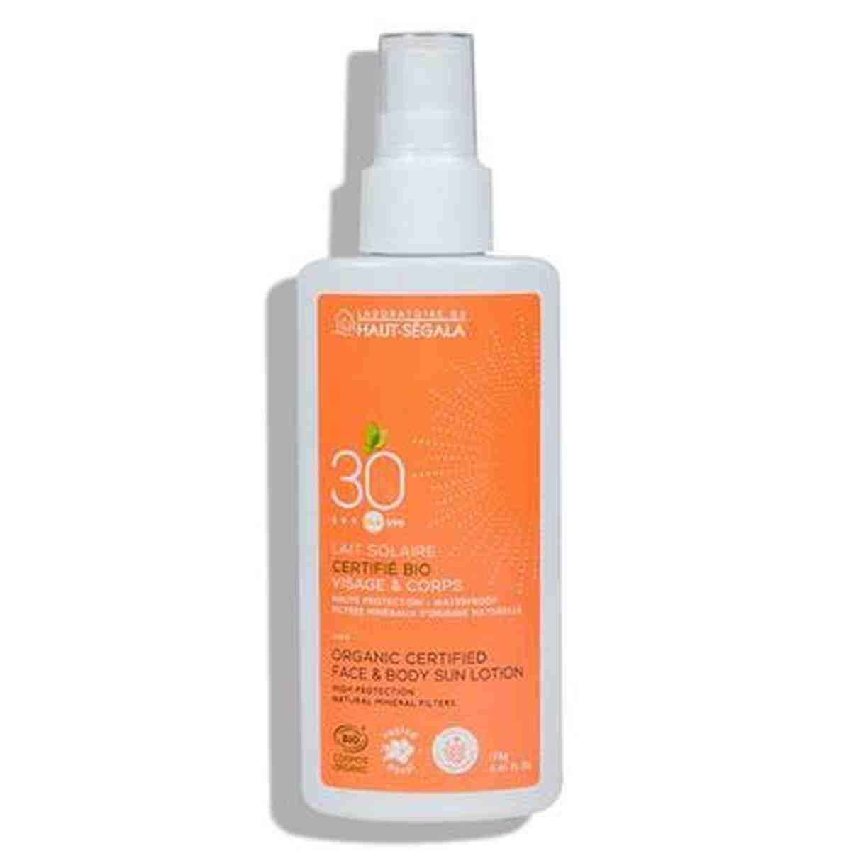 Haut-Ségala Lait Solaire SPF30 Bio 125ml