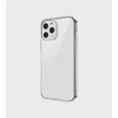 Coque arrière antimicrobienne hybride Clarion Uniq pour iPhone 12 Pro Max transparente