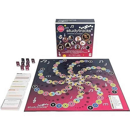STUDYTRACKS - Apprendre en chanson -Jeu de Société Topi Games