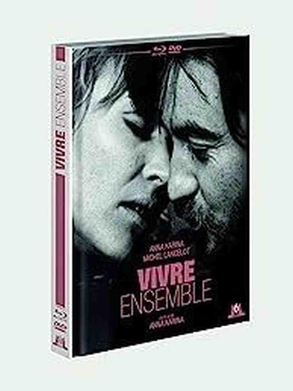 Digibook collector Vivre Ensemble Anna Karina Michel Lancelot Blu-ray DVD couverture noir et blanc